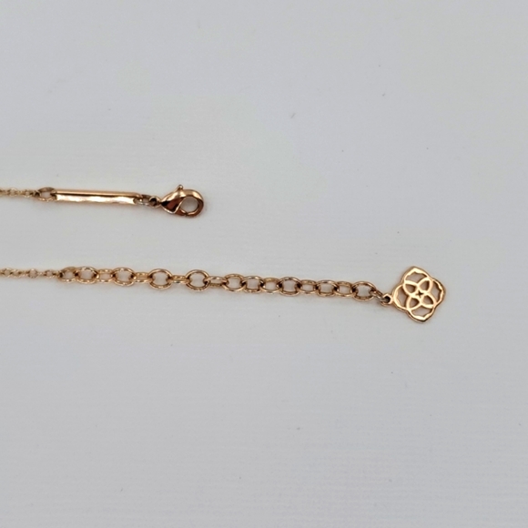 ❤HP❤ Kendra Scott "Elisa" Rose Gold Drusy Necklace - Picture 8 of 8
